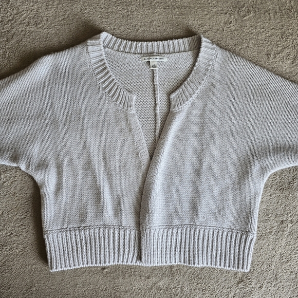 Banana Republic wool and alpaca blend open front cardigan size large - Picture 3 of 12